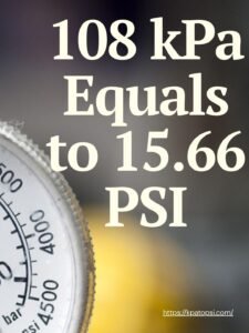 108 kpa to psi