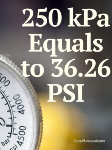 250 kpa to psi